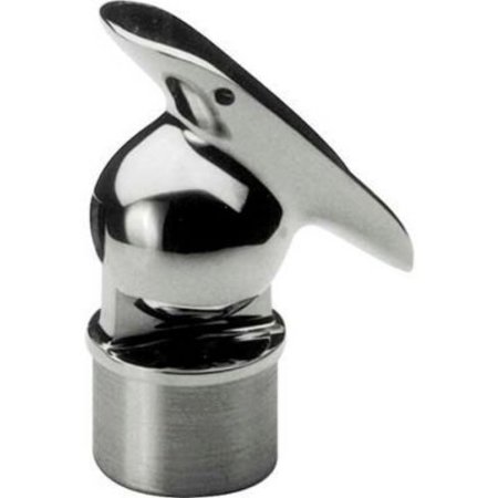 LAVI INDUSTRIES Lavi Industries, Adjustable Saddle, Ball, for 2" Tubing, Polished Stainless Steel 40-821/2